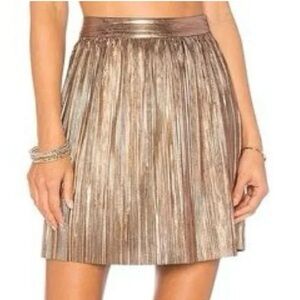 House of Harlow 1960 x Revolve rose gold mini skirt